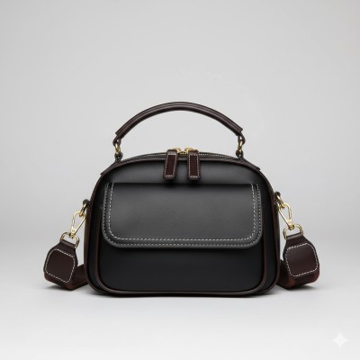 New Sac a Main Women Handbag soft small Shoulder Pu Leather Tote Hand Bags for Ladies(coffee)