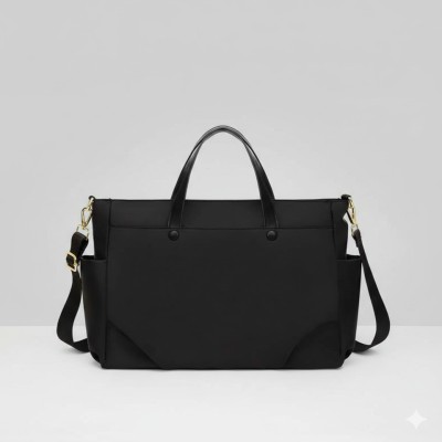 New Women Tote Bag Oxford Large Handbag Shoulder Bags(Black)