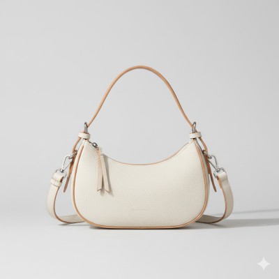 Trendy tote new style Women’s shoulder Bag (Cream)