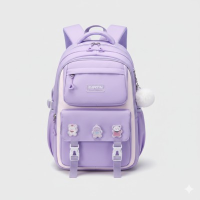 Kids Backpack Children School Bags Waterproof Primary Schoolbag Book Bag (purple)