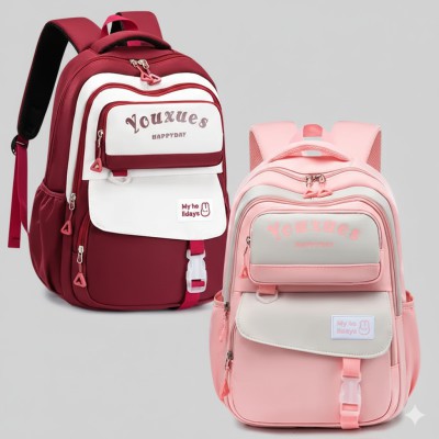 Kids School Bag – Stylish Lightweight Oxford Backpack for Boys & Girls | Large Capacity, Spine-Support Design | Premium Quality – Nasmik